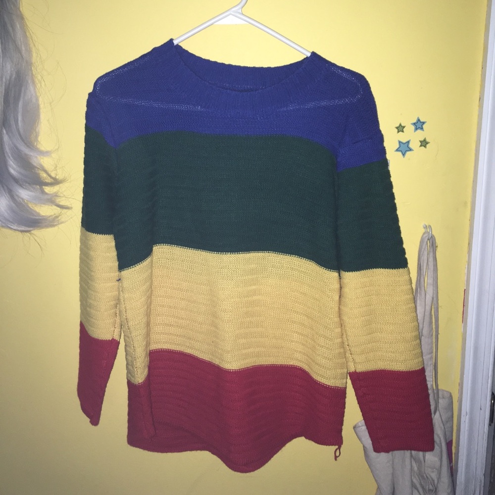 Rainbow sweater